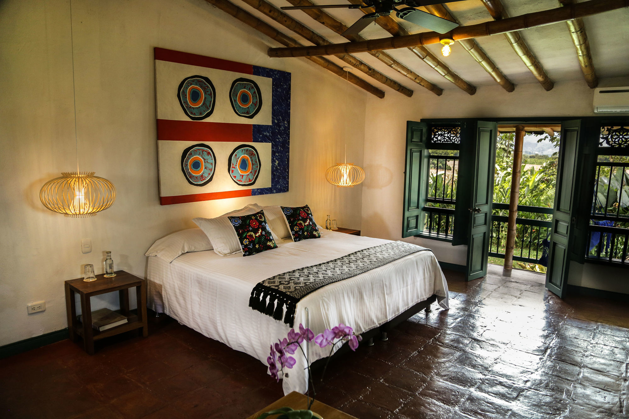 Hacienda Bambusa El Caimo 客房 照片